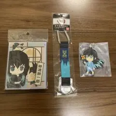 鬼滅の刃　時透無一郎　デフォルメ　ミラー　鏡　カラビナ　ラバーストラップ