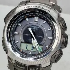 美品 PROTREK PRW-5100T 電波ソーラー メタルバンド シルバーのサムネイル