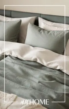 H&M HOME 掛け布団カバー 2枚ピローケース2枚のサムネイル