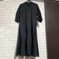 GU ブラック シャツワンピース