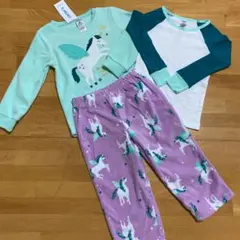 カーターズ　ベビー女の子　パジャマ3点セット　2T 80