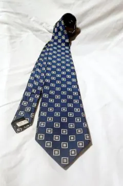 Brooks Brothers『ネクタイ /スクエア柄 /紺青色』【中古品】