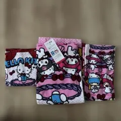 ハローキティ タオル　バスタオル　フェイスタオル　ハンドタオル　3枚セット