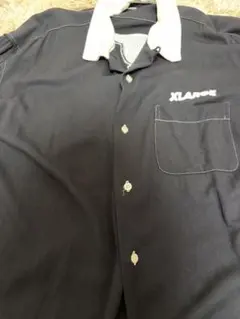 XLARGE 半袖シャツ ブラック バックロゴのサムネイル