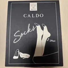 WITH 着圧ハイソックス　オープントゥ　ブラック　フリーサイズ