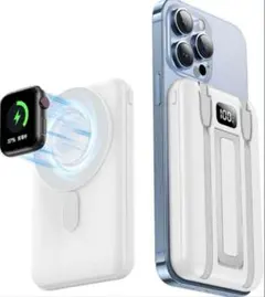 MagSafeワイヤレス充電モバイルバッテリー PSEマーク18000mAh