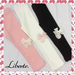 《140》限定SALE‼️春❤️可愛いリボン付レギンス  ピンク 【韓国子供服】