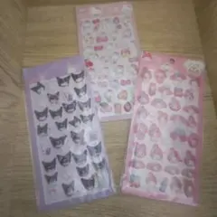 【未開封品♡】サンリオ3Dシール ぷくぷくシール 3枚セット