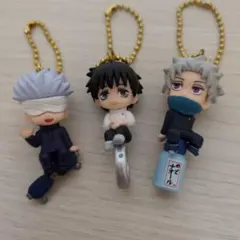 呪術廻戦　五条悟、乙骨憂太、狗巻棘　ミニフィギュア3体セット