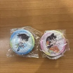 名探偵コナン　くら寿司　江戸川コナン　毛利蘭　缶バッジ