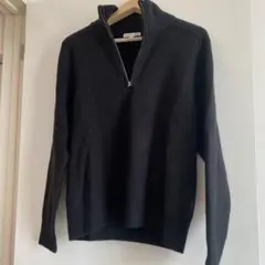 UNIQLO JWアンダーソン　ハーフジップ ニット M ブラック