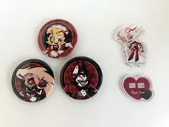 【ハズビンホテル】コラボカフェ缶バッジ&アクスタ　セット売り