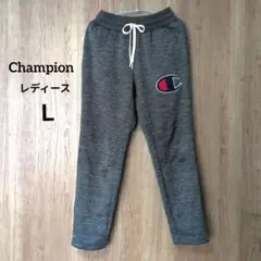 Champion星条旗柄 ジョガーパンツ　グレー　レディースＬ