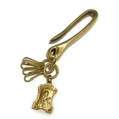 真鍮 キーフック ブラス KEYC-12 メダイ付