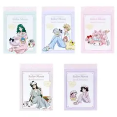 Sailor Moon Sanrio characters メモ帳 5種セットのサムネイル