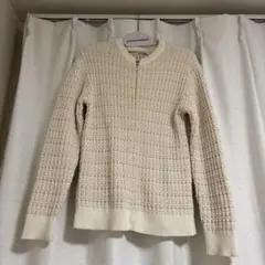 ABAHOUSE アイボリー ニットセーター サイズ46