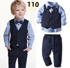 ☆新品☆フォーマル 男の子　セットアップ　入園式　結婚式　スーツ　120cm
