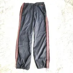 Champion グレー ランニングウォーキングパンツ サイドストライプL
