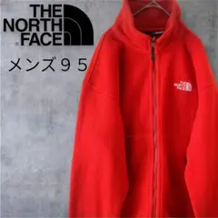 美品！ノースフェイス　ポーラテックフリース レッドセンターロゴ　メンズ95