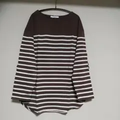 ジャーナルスタンダードレリューム ボーダー長袖カットソーブラウン