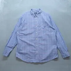 CHAPS RALPH LAUREN 美品 A0828 長袖シャツ XXL 青