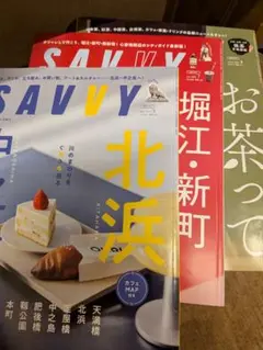 SAVVY 北浜・中之島・堀江・新町3冊セット
