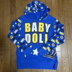 BABYDOLL ベビーロール　パーカー　y2k 平成ギャル　ブルーのサムネイル