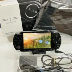 【極美品‼︎】PSP-3000 本体 ピアノブラック 箱・充電器・専用ポーチ付き