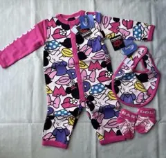Disney ミニーマウス ベビー服3点セット 80 ピンク 新品未使用