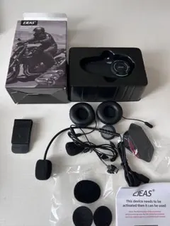 新品【美品】EJEAS Q8 バイク用メッシュインカム 2台セット 1台試走