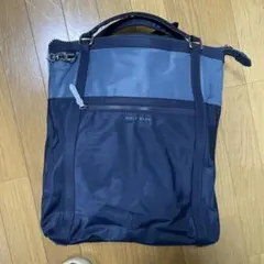 COLE HAAN バックパック ネイビー/ライトブルー