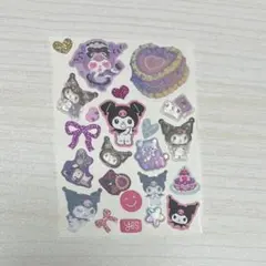 おすそ分けシール　クロミ　紫　ピンク