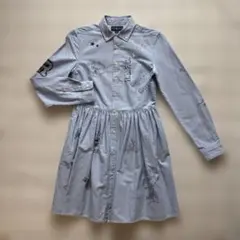 Ralph Lauren シャツワンピース ブルー