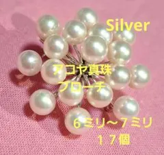 アコヤ真珠⭐ ブローチ