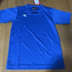 DIADORA サッカー プラクティスシャツ ブルー 新品　キッズ　140のサムネイル