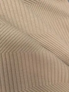 1.6m　　ジャガードニット オレンジベージュ　生地 秋冬