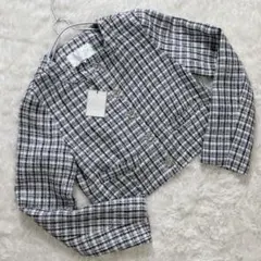 ダグ付き リリアンカラット ツイードジャケット ノーカラー ショート丈 美品