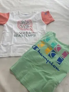 チャンピオンChampion Tシャツ2枚セット　キッズラーゴムRight-on