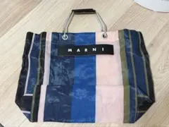 値下げ！Marni glossy grip マルニ ショッピングバッグ大 - メルカリ