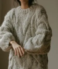 CASA FLINE ハンドニットプルオーバー