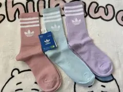 adidas カラフルソックス 3足セット 23-25cm 新品