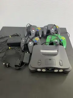 任天堂64 本体セット コントローラー4個 Nintendo64 動作確認済