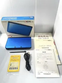 【動作品】Nintendo 3DS LL ブルーブラック(付属品あり)