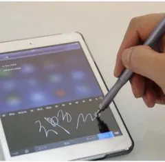 新品　タッチペン　画面描画ペン　ブラック　2in1