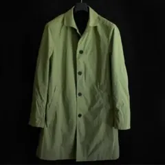 THE SHOP TK タケオキクチ ナイロン ステンカラーコート オリーブ