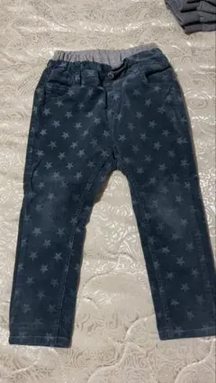 星柄ダークブルー長ズボン 110サイズ