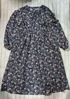 ehka sopo ワンピース　花柄　青系