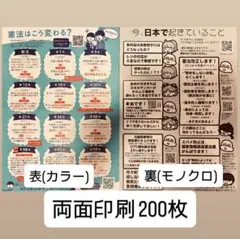 【説明要確認】ポスティングチラシ 200枚