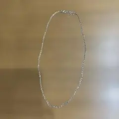 シルバーカラー チェーンネックレス