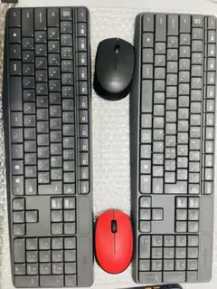 ④ まとめて割あり2セットロジクール ワイヤレスマウスキーボードセットMK235